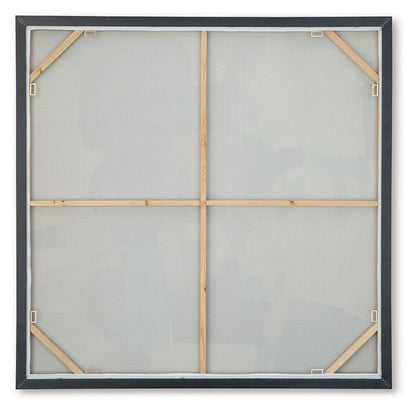 Wynburn - Wall Art - White / Blue / Green