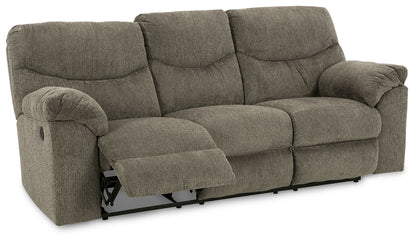 Alphons - Reclining Sofa - Fabric - Putty
