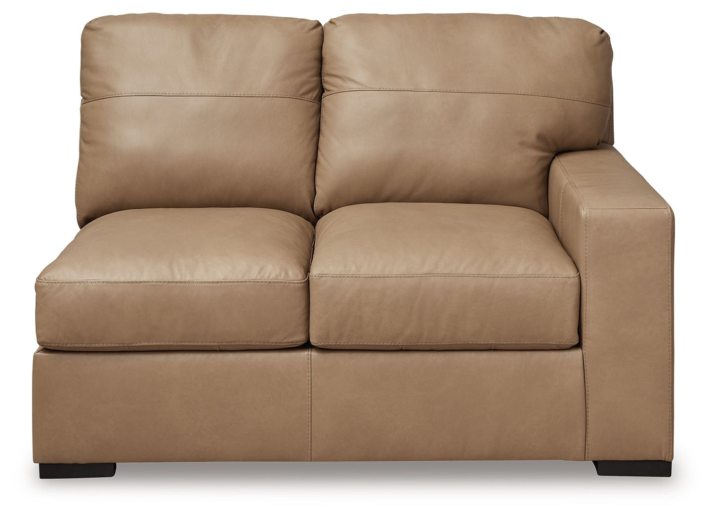 Bandon - Raf Loveseat - Leather Match - Toffee