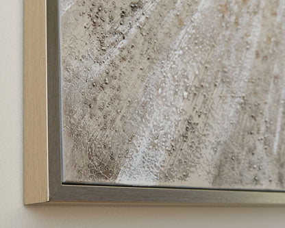 Waldard - Wall Art - Gray / Taupe / White