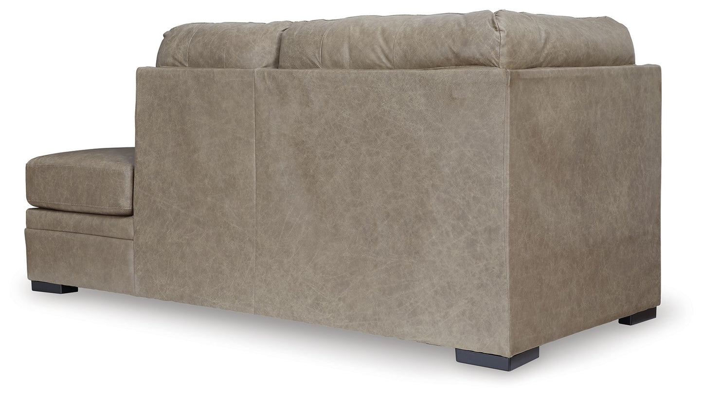 Amuleto - Raf Corner Chaise - Leather Match - Desert