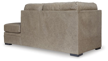 Amuleto - Raf Corner Chaise - Leather Match - Desert