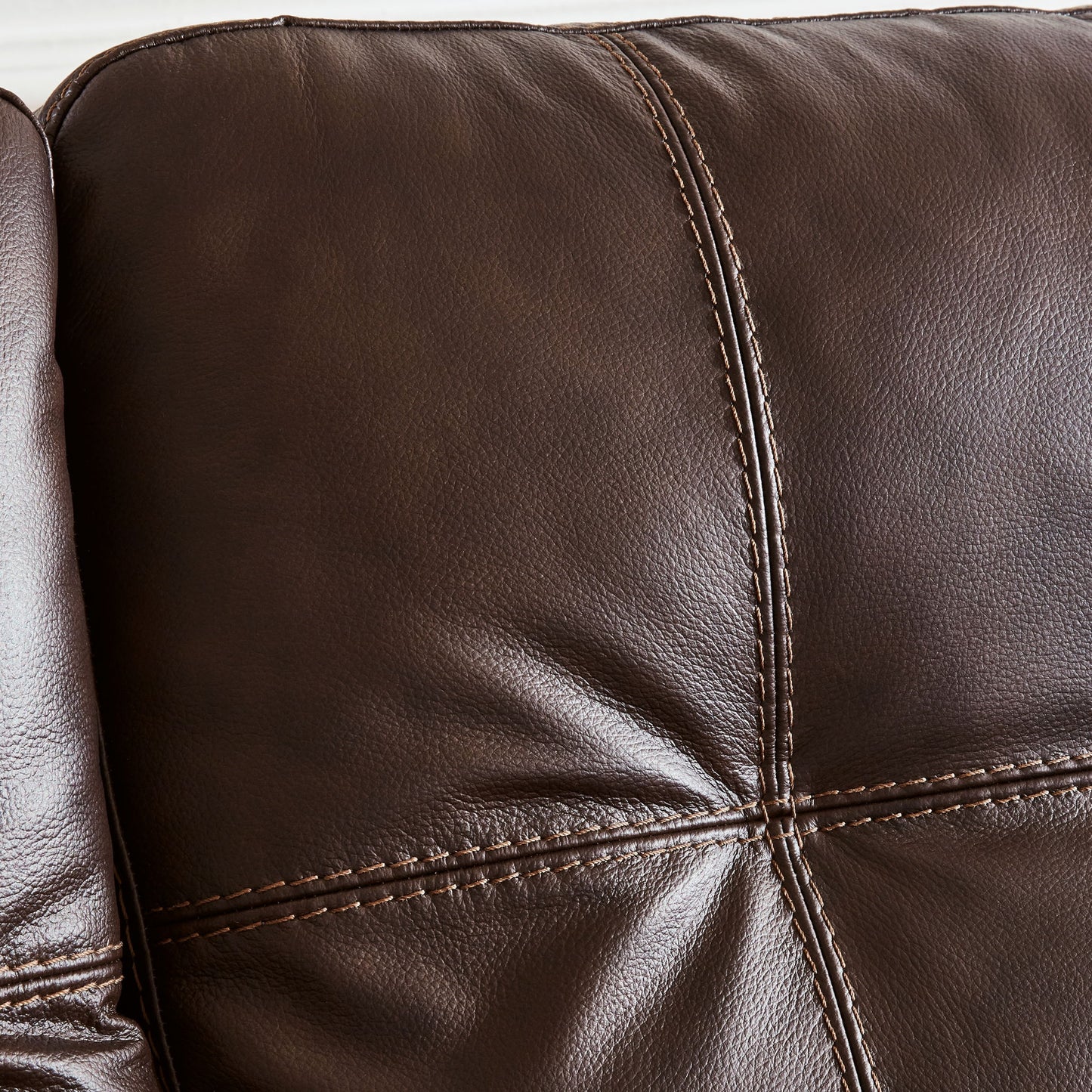 Santorine - Queen Sofa Sleeper - Leather Match - Dark Brown