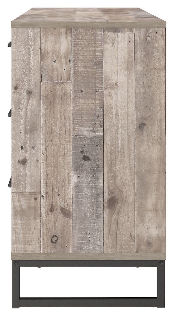 Neilsville - Six Drawer Dresser - Vinyl-Wrapped - Whitewash