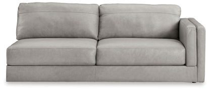 Amiata - Raf Sofa - Leather Match - Glacier