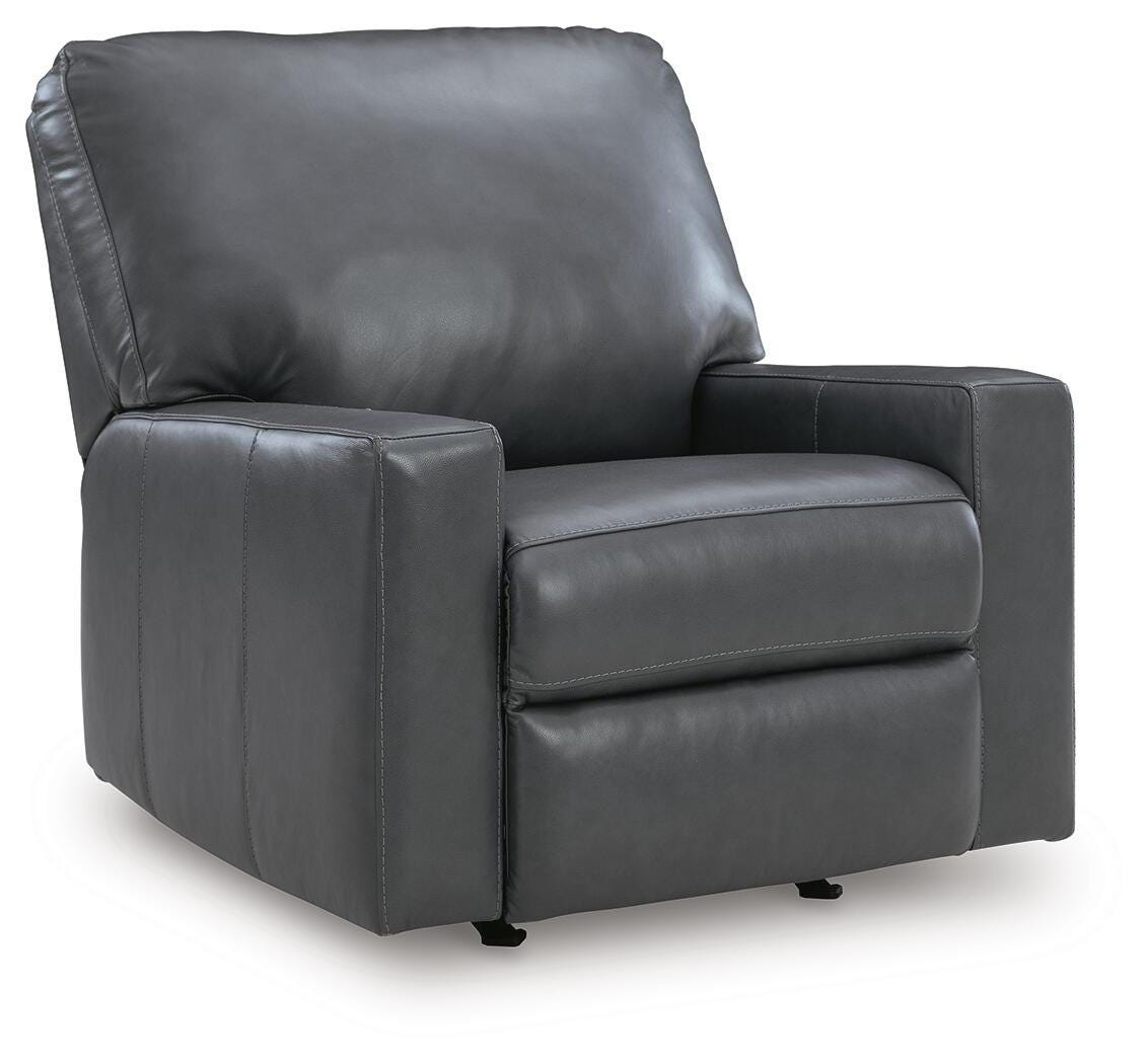 Bolsena - Rocker Recliner - Admiral - Leather Match