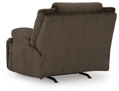 Top Tier - Rocker Recliner - Fabric - Chocolate