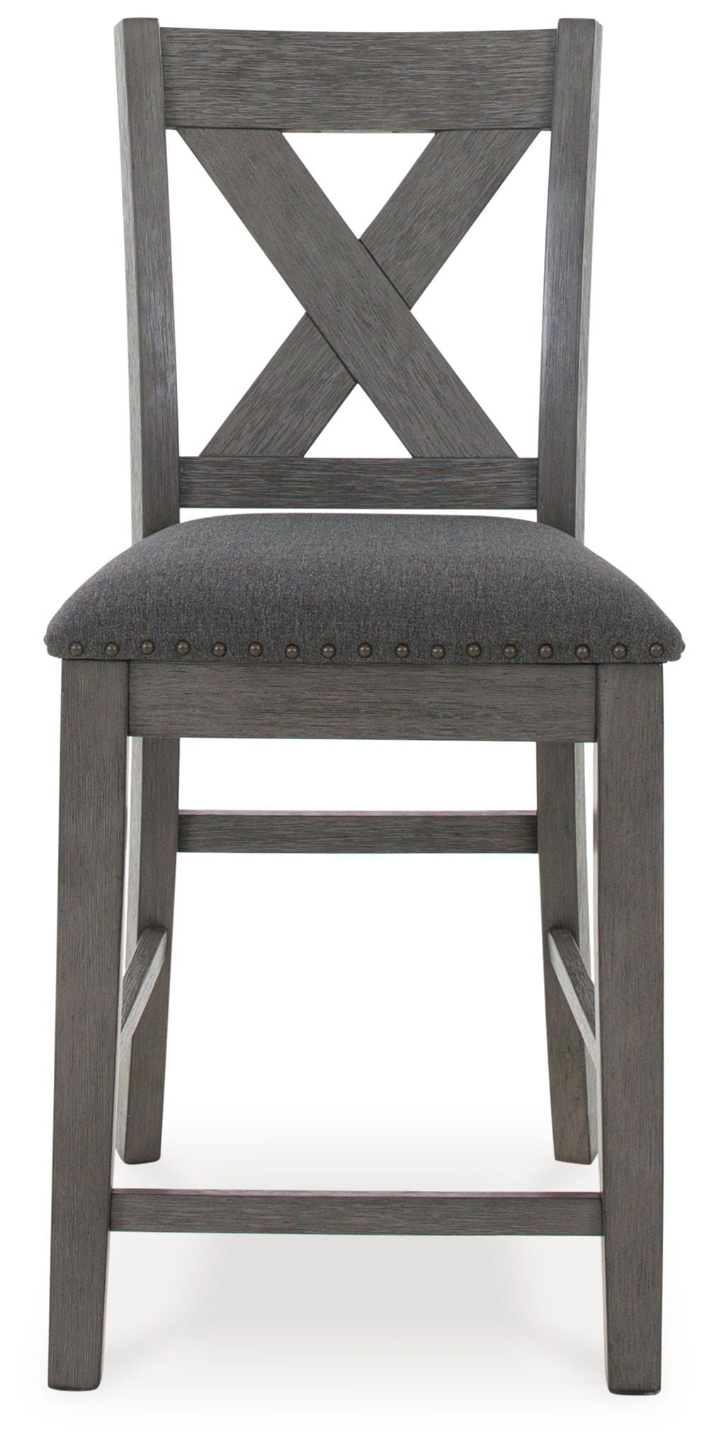 Caitbrook - Rect Drm Counter Table Set (Set of 7) - Gray