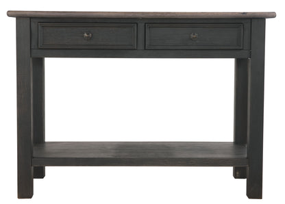 Tyler Creek - Sofa Table - Grayish Brown / Black
