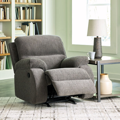 Scranto - Rocker Recliner - Fabric - Brindle