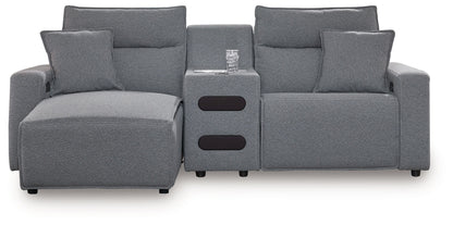 Modmax II - Reclining Sectional - Salt And Pepper