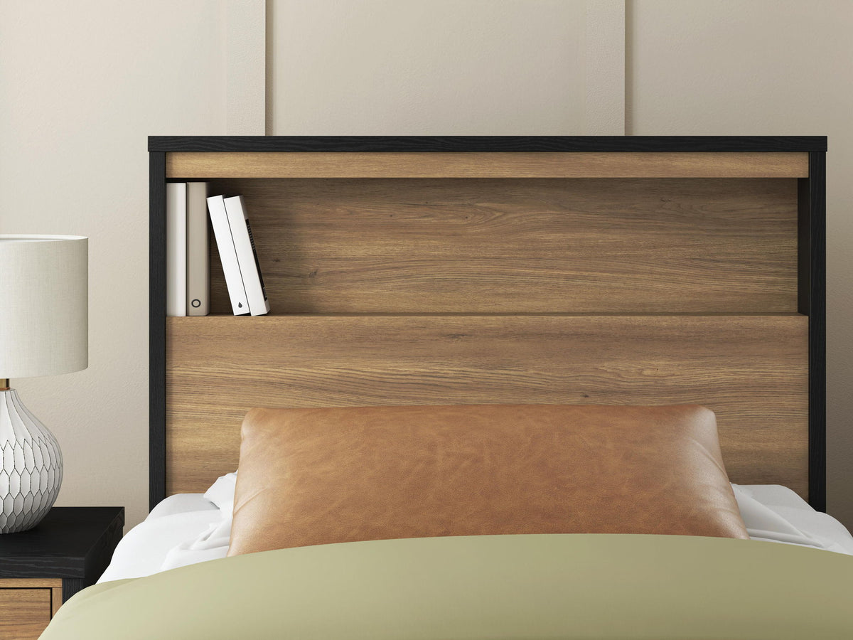 Kozmour - Bookcase Complete Bed Frame