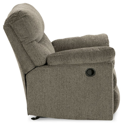 Alphons - Rocker Recliner - Fabric - Putty