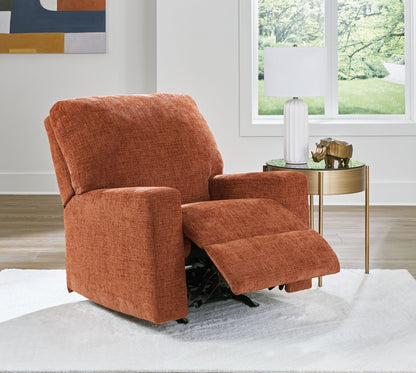 Aviemore - Rocker Recliner - Fabric - Spice