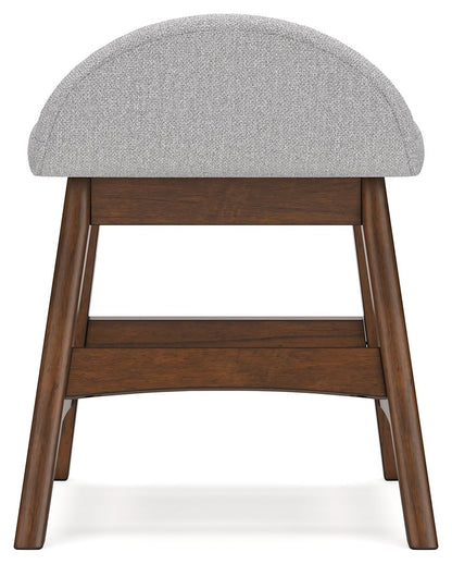 Lyncott - 3 Pc. - Home Office Desk, Chair, Bookcase - Brown