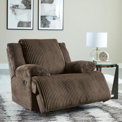 Top Tier - Rocker Recliner - Fabric - Chocolate