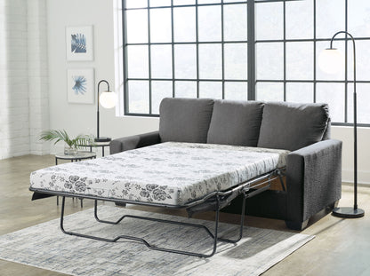 Rannis - Full Sofa Sleeper - Fabric - Pewter