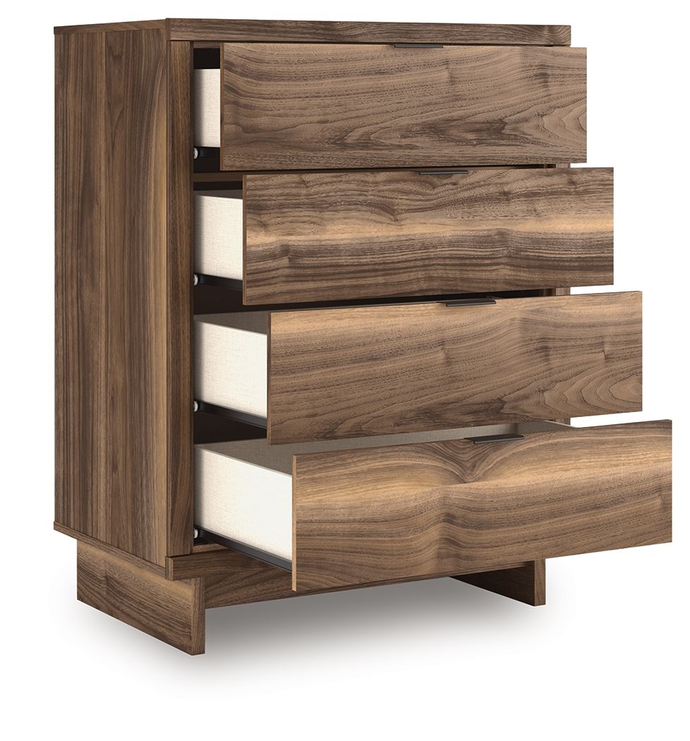 Chirason - Four Drawer Chest - Brown