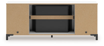 Brollevi - TV Stand With Fireplace - White