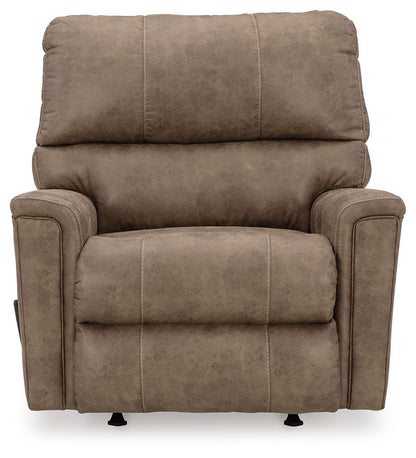 Navi - Rocker Recliner - Faux Leather - Fossil