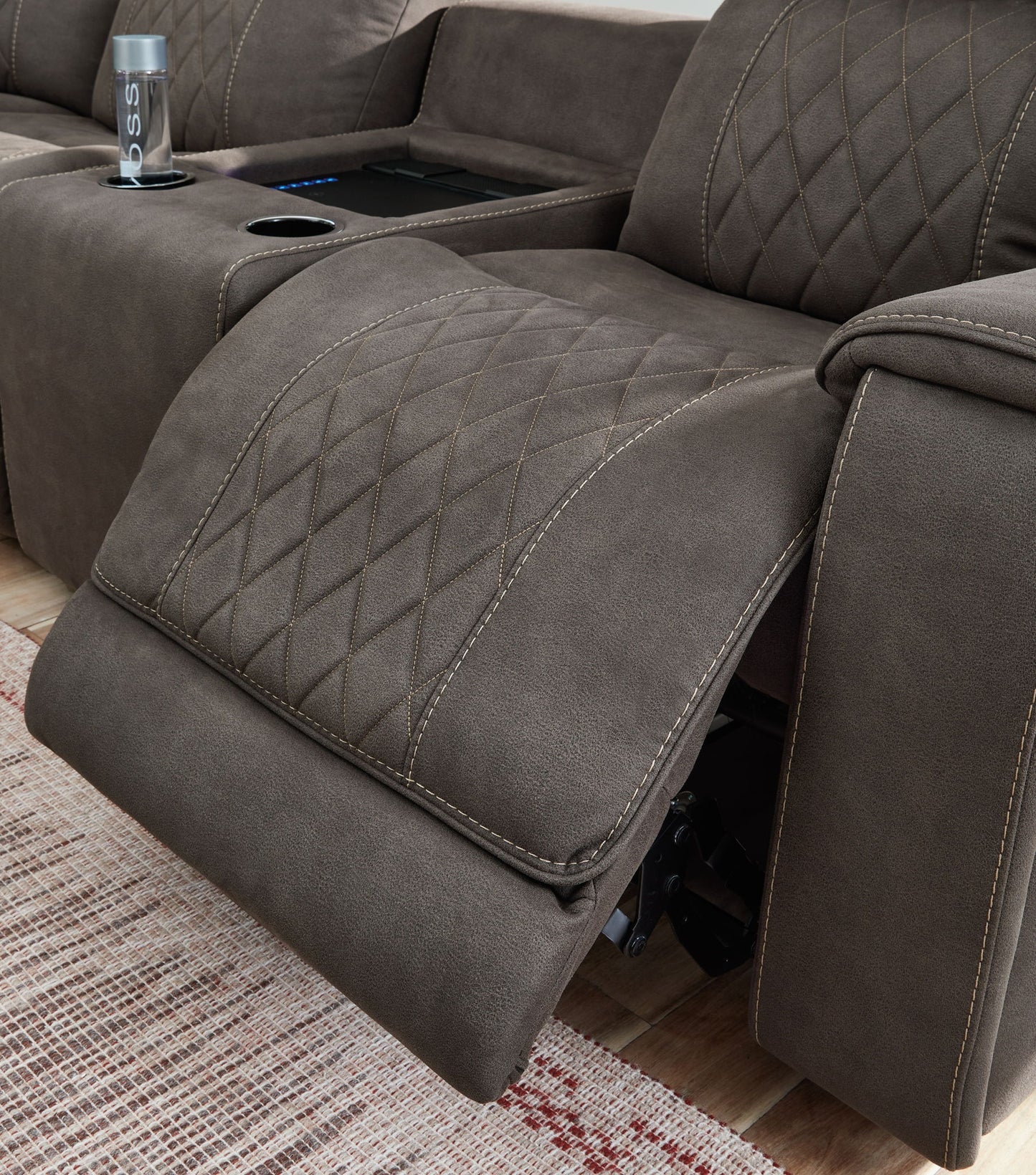 Hoopster - Raf Zero Wall Power Recliner - Gunmetal