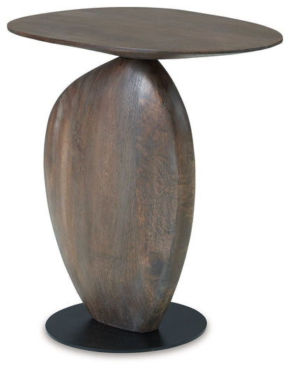 Cormmet - Accent Table - Brown / Black