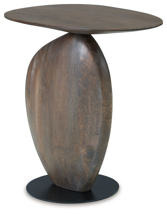 Cormmet - Accent Table - Brown / Black