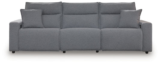 Modmax II - Reclining Sectional - Salt And Pepper
