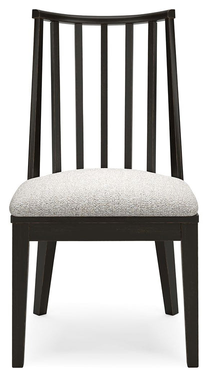 Galliden - Dining Upholstered Side Chair (Set of 2) - Black