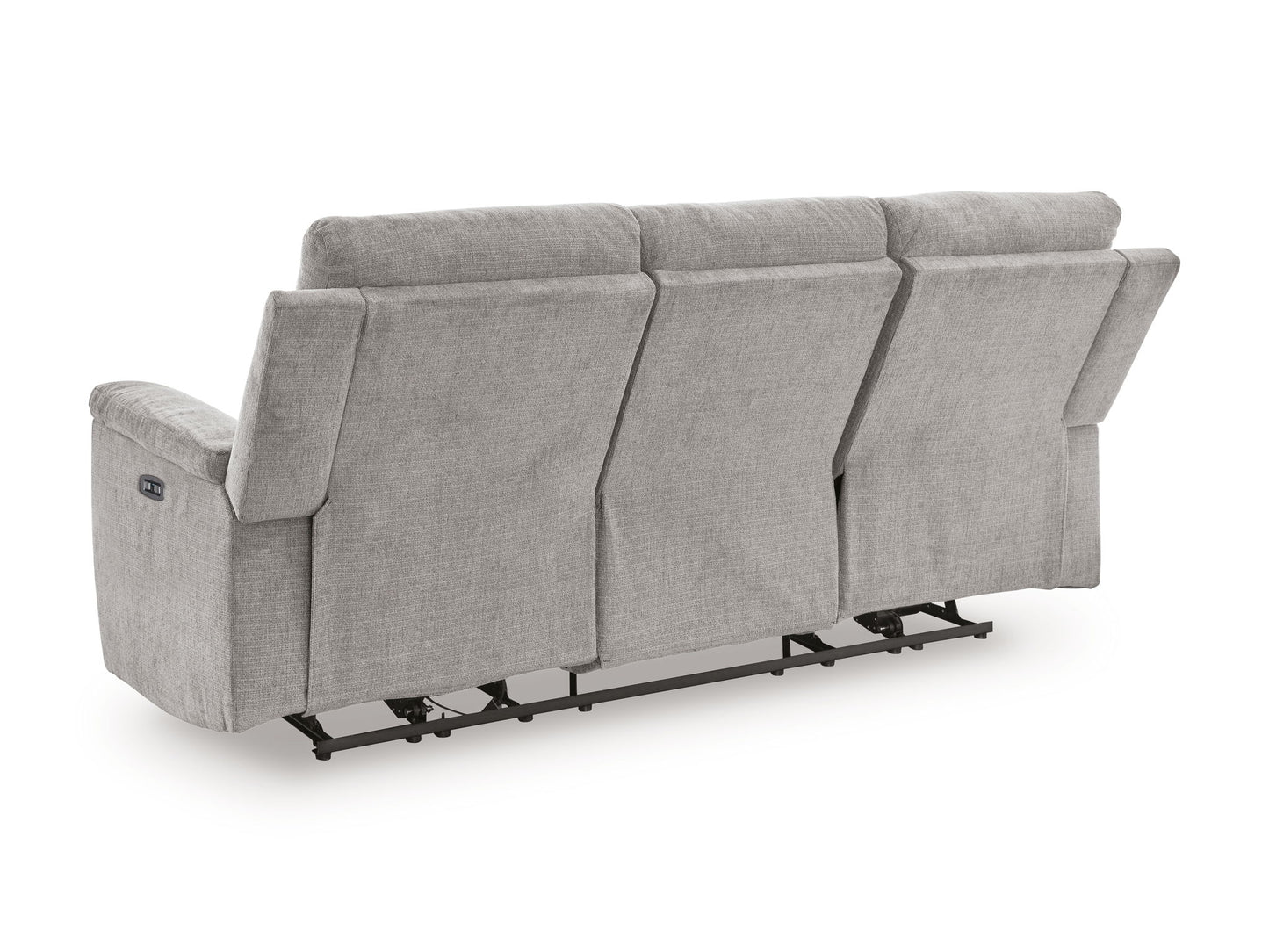Barnsana - Power Reclining Sofa - Fabric - Ash