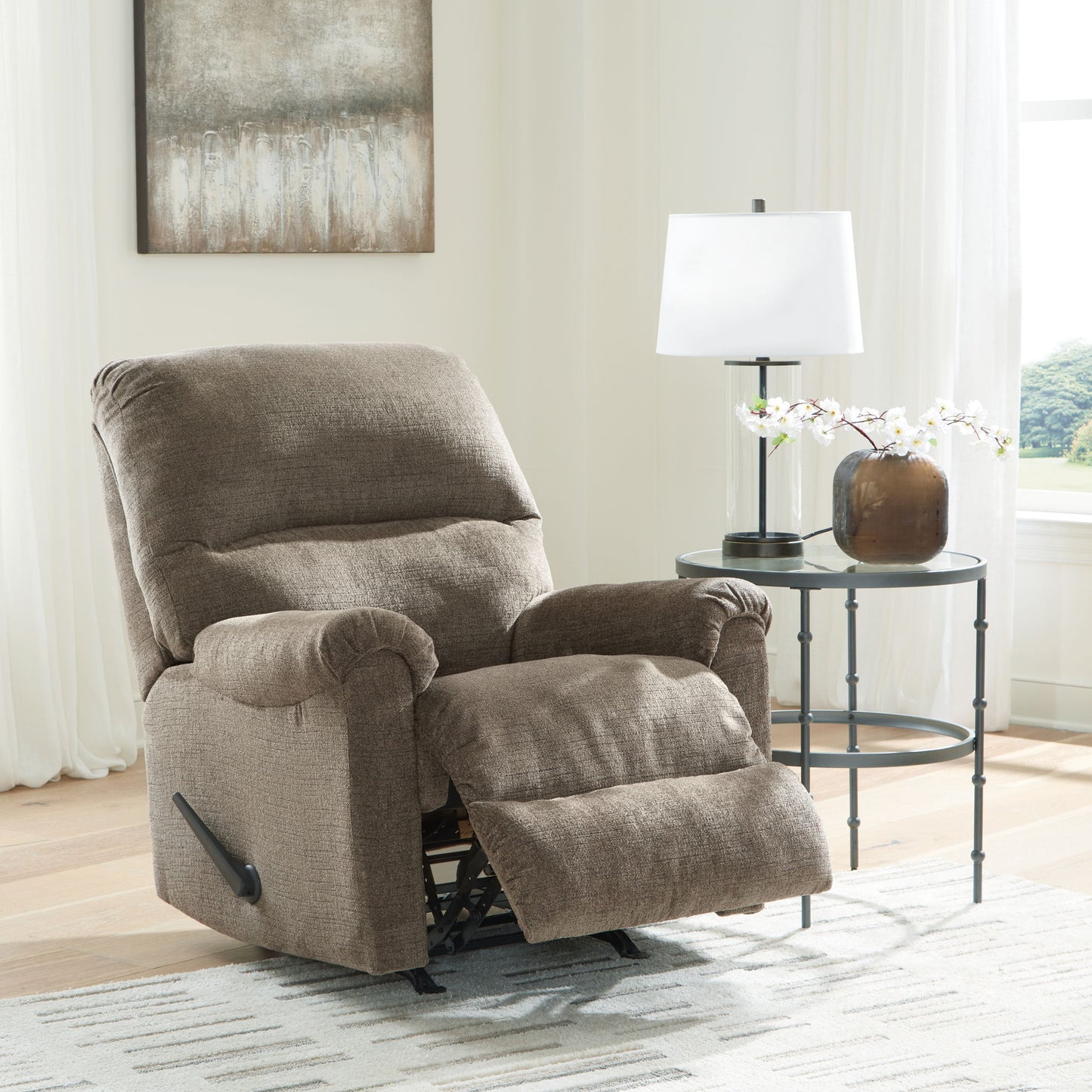 Stonemeade - Rocker Recliner - Fabric - Nutmeg