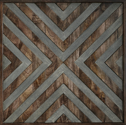 Dreggan - Square End Table - Brown