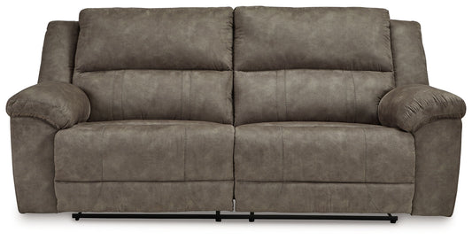 Laresview - 2 Seat Reclining Sofa - Faux Leather - Fossil