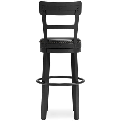 Valebeck - Tall Upholstered Swivel Barstool