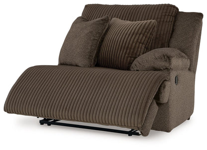 Top Tier - Raf Zero Wall Recliner - Fabric - Chocolate