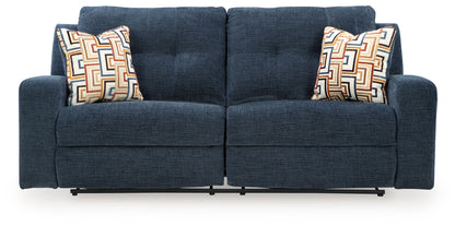 Danum - 2 Seat Reclining Sofa - Fabric - Ink