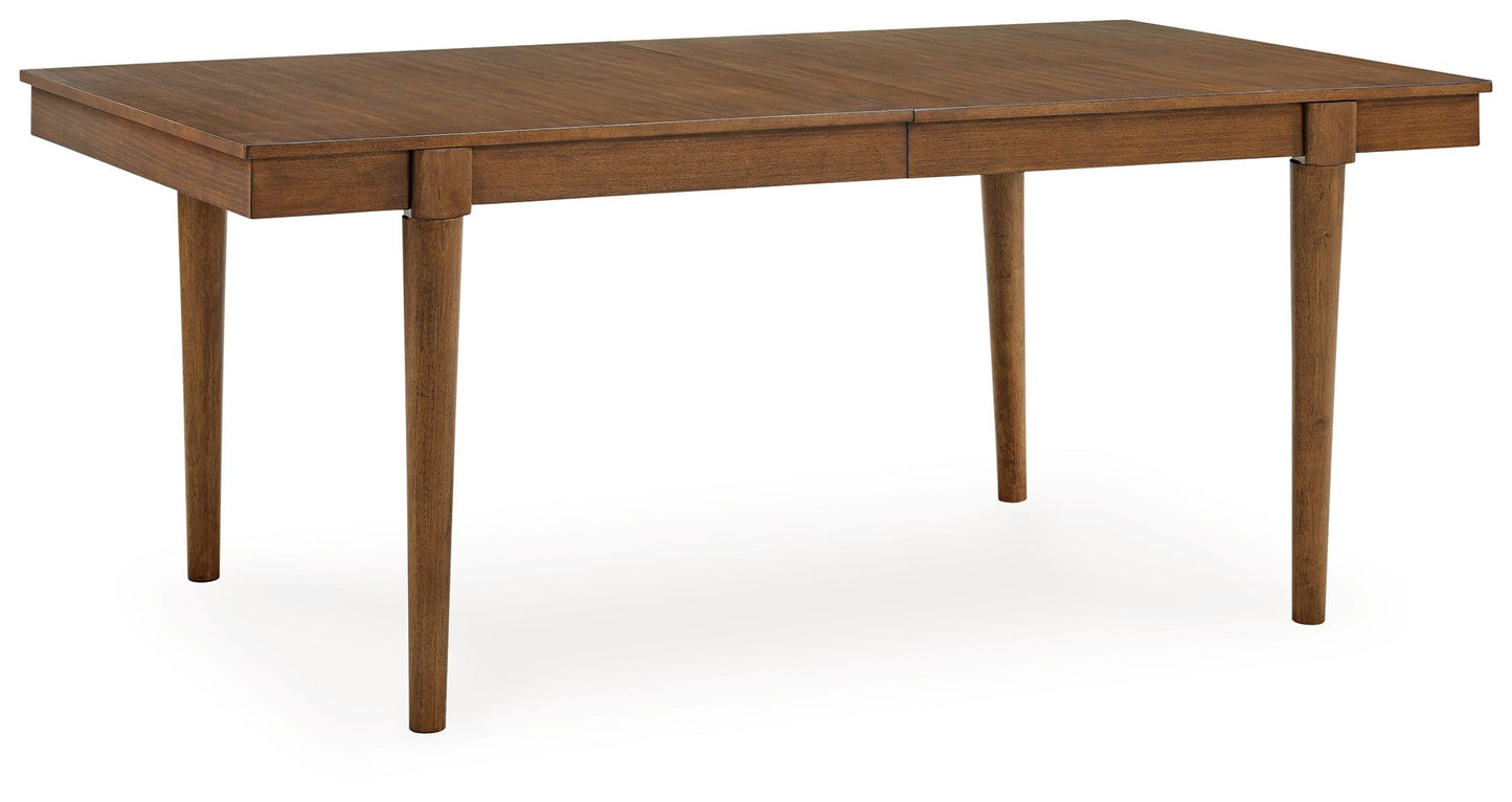 Lyncott - Rectangular Dining Room Extension Table - Brown