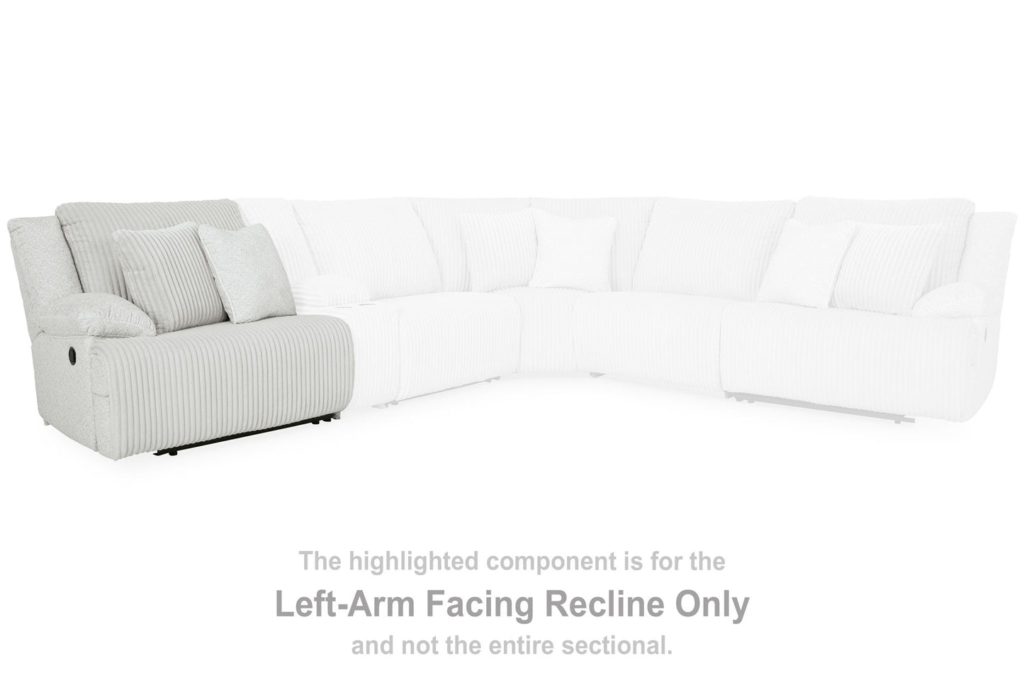 Top Tier - Laf Zero Wall Recliner - Fabric - Alloy