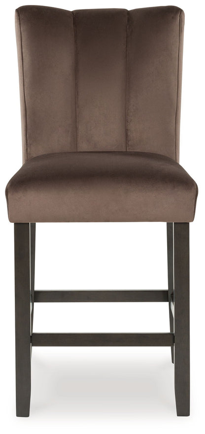 Jeshina - Upholstered Barstool (Set of 2) - Mocha