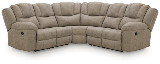 Pearce-Pike - 3-Piece Reclining Sectional - Birch
