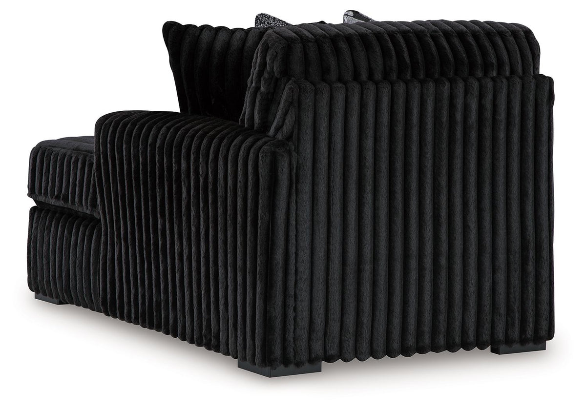 Midnight-Madness - Raf Corner Chaise - Onyx