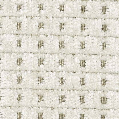 Herstow - Swivel Glider Accent Chair - Fabric - Ivory