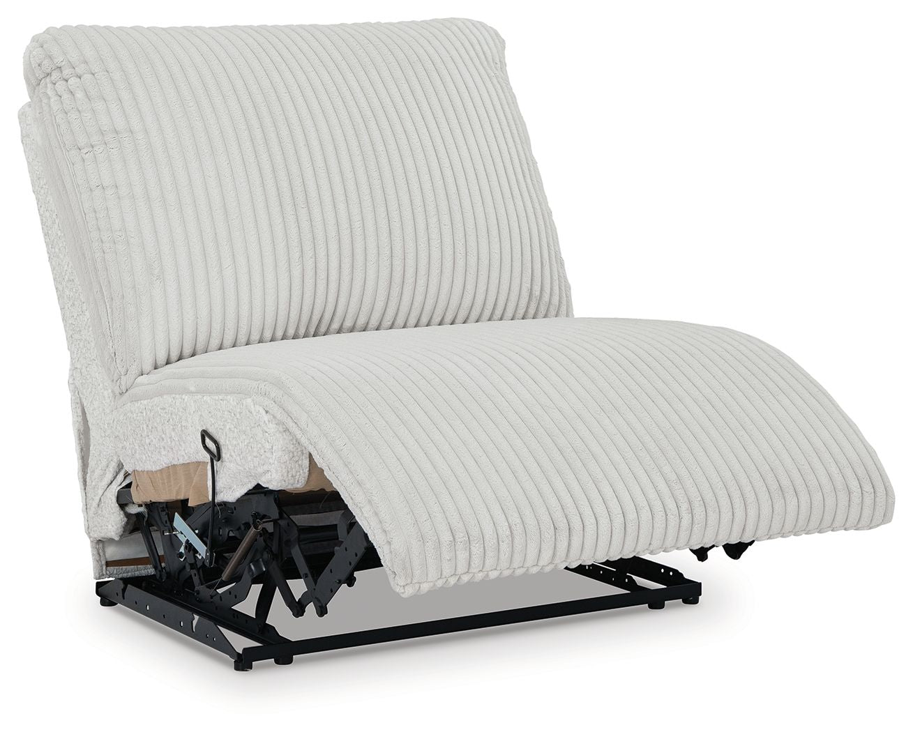 Top Tier - Armless Recliner - Fabric - Alloy