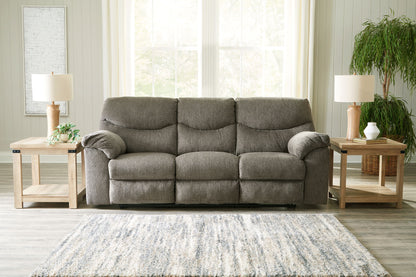 Alphons - Reclining Sofa - Fabric - Putty