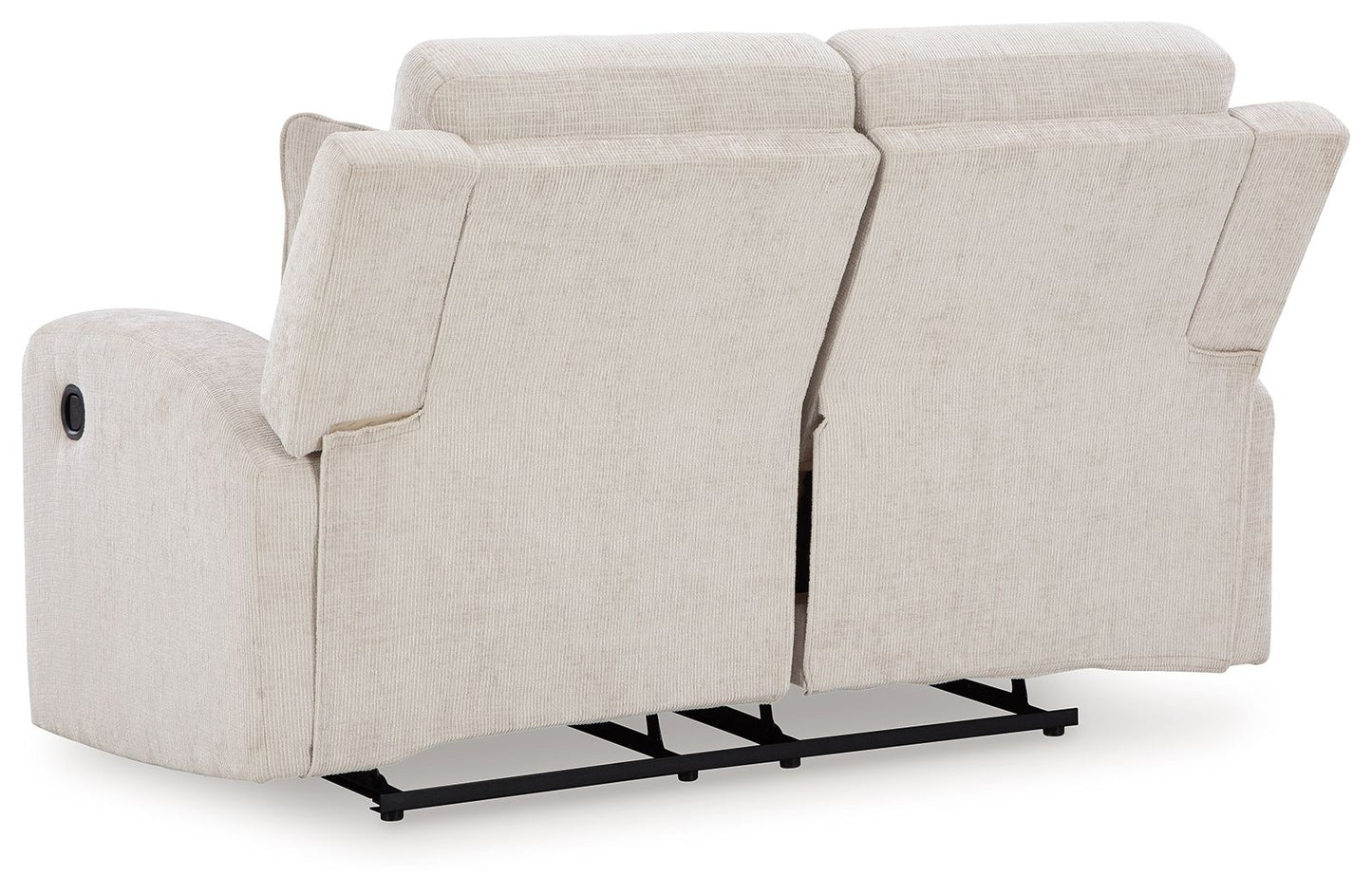 Danum - Reclining Loveseat - Fabric - Stone