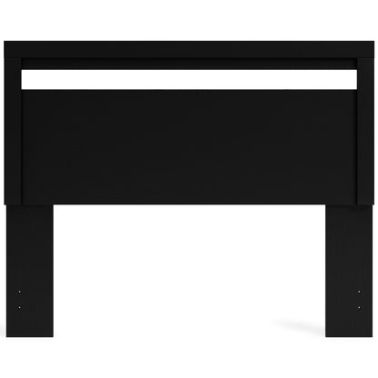 Finch - Queen Panel Headboard - Black
