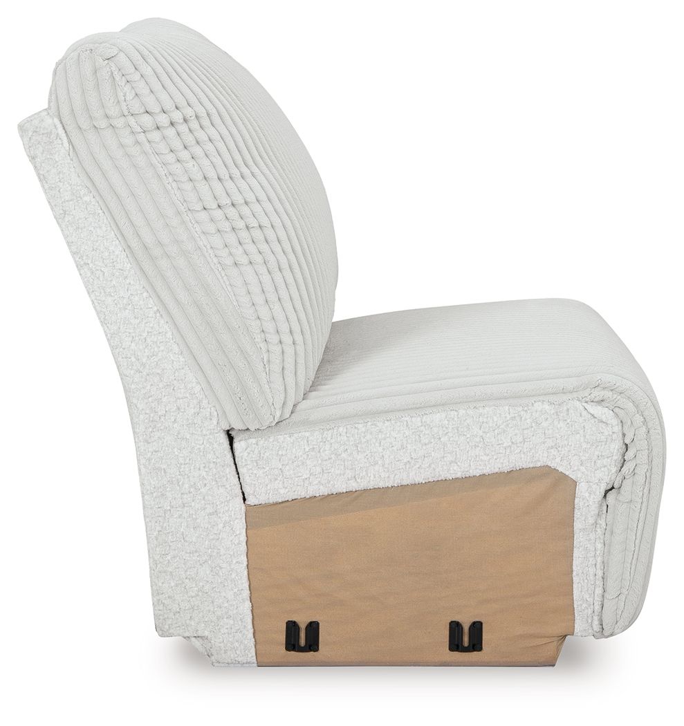 Top Tier - Armless Chair - Fabric - Alloy