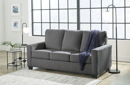 Rannis - Full Sofa Sleeper - Fabric - Pewter