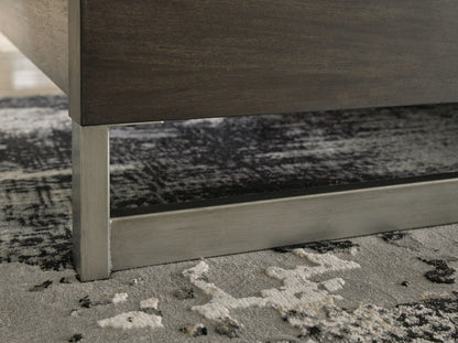 Arkenton - 5 Pc. - Dresser, Mirror, King Panel Bed - Grayish Brown