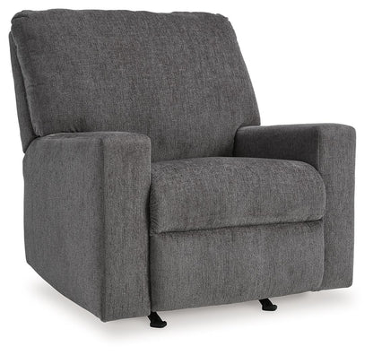 Rannis - Rocker Recliner - Fabric - Pewter